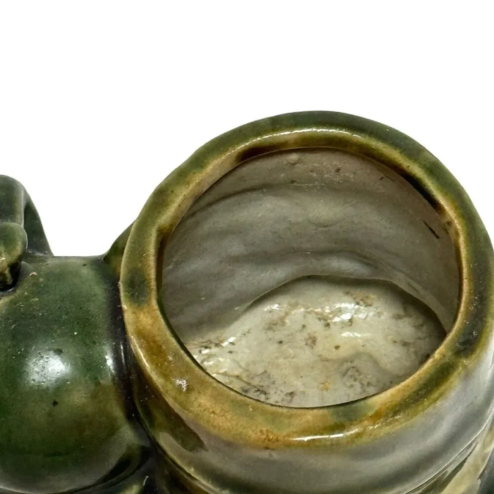 Unmarked majolica ceramic